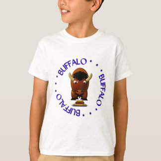 Camiseta Búfalo Lindo con Carne sobre Weck y Alas de Búfalo