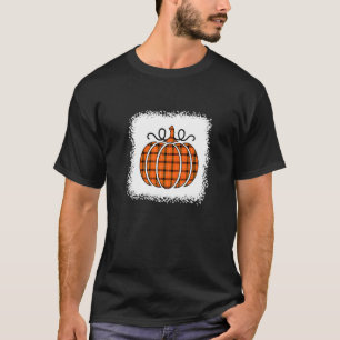 Camiseta Búfalo Naranja blanqueado de calabaza de Halloween