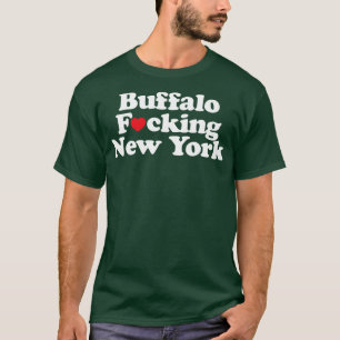 Camiseta Búfalo New York Heart Funny Buffalo Orgulloso WNY