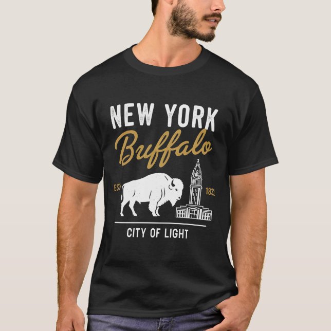 Camiseta Búfalo Nueva York EE. UU. (Anverso)