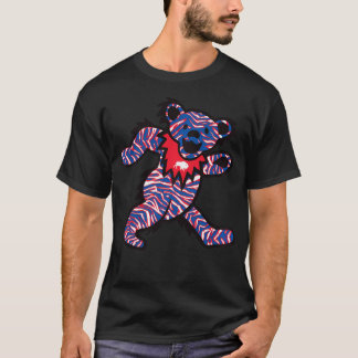 Camiseta Búfalo Ny Loco Fanático de Fútbol a rayas