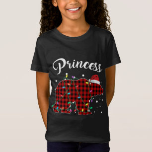 Camiseta Búfalo pajama de oso princesa de trapeo rojo