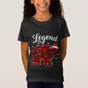 Camiseta Búfalo Pajama del oso de la leyenda de la plaqueta