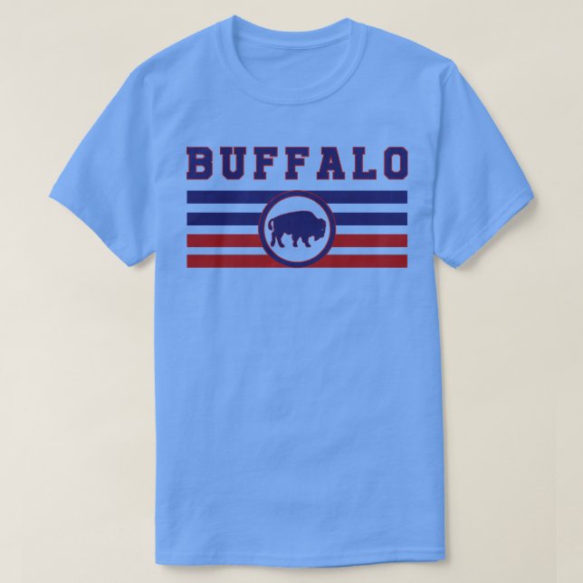 Camiseta Búfalo retro vintage (Diseño del anverso)