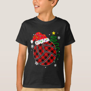 Camiseta Bufalo Rojo Cuadros Voleibol Navidad Srt Xmas Pa