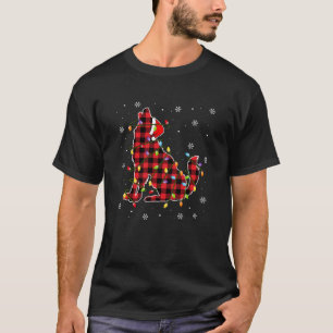 Camiseta Búfalo Rojo Lobo Santa Navidades Pajamas Mat
