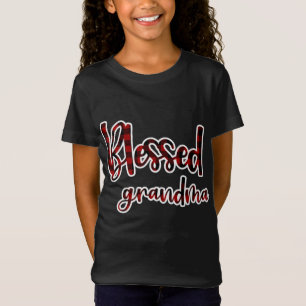 Camiseta Búfalo Rojo Y Negro Tocó La Bendita Abuela Matchi