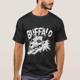 Camiseta Búfalo Skull Art