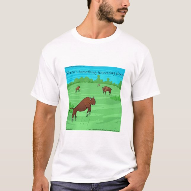 Camiseta Búfalo Springfield Funny Rick London Unisex Tees (Anverso)