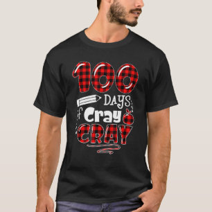 Camiseta Búfalo Tapado 100 Días De Crayones De Rayos Grises