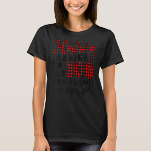 Camiseta Búfalo Tocó Feliz Día 100 del Día del Colegio por