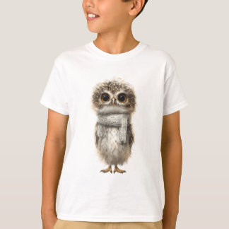 Camiseta Bufanda Acogedora Bebé Búho Niños