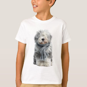 Camiseta Bufanda Acogedora Perro Pastor Kids
