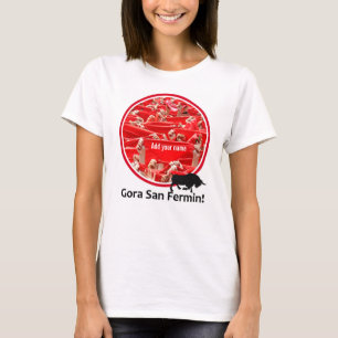 Camiseta Bufanda de encargo, encierro de San Fermín,