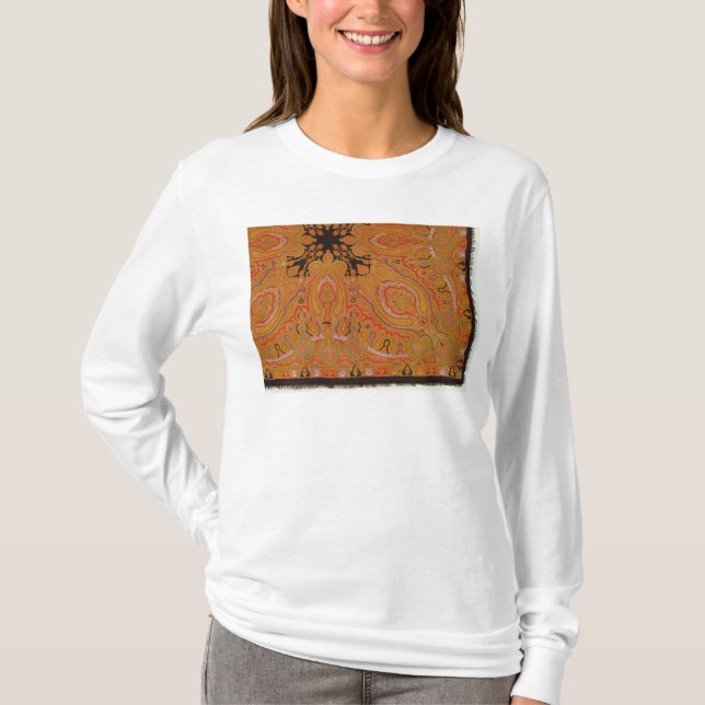 Camiseta Bufanda de la cachemira, c.1870-80 (Anverso)
