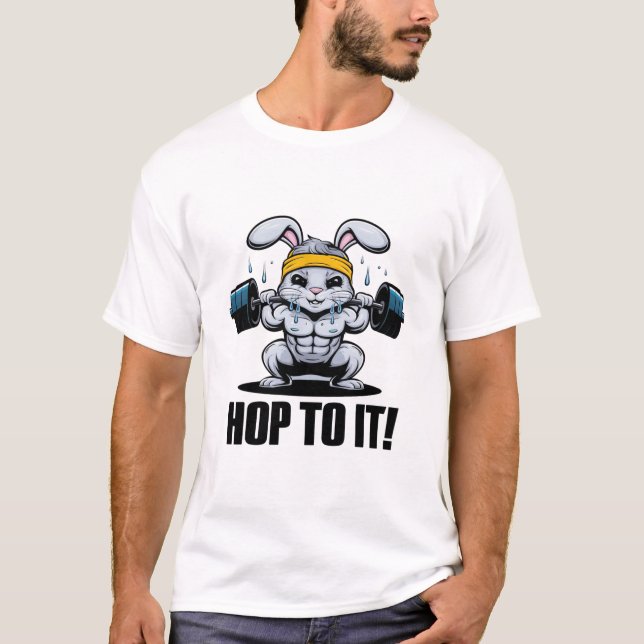 Camiseta Buff Bunny - "¡Espera!" (Anverso)