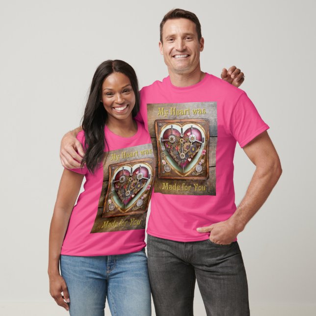 Camiseta Buff Red Heart Steampunk Series (Unisexo)