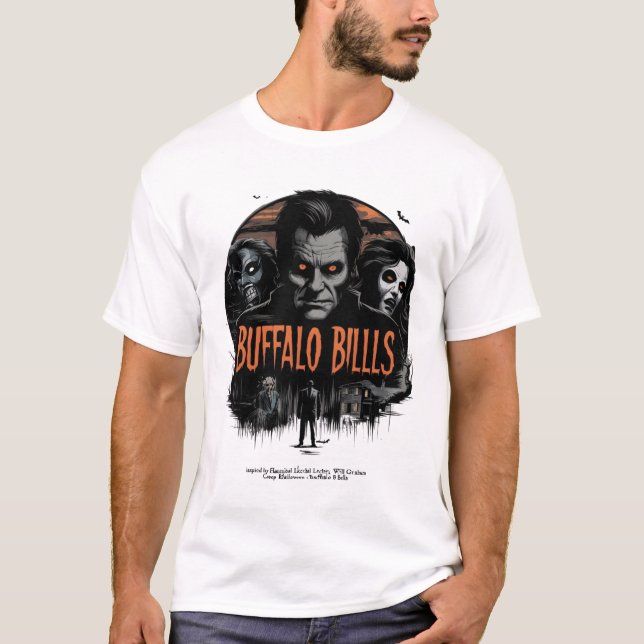 Camiseta buffalo bills halloween (Anverso)