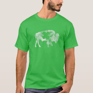 Camiseta Buffalo Bison Shamrock St. Patrick's Day Saint Pad