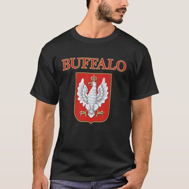 Camiseta Buffalo New York Día Polaco Dingus Polonia Polska  (Anverso)