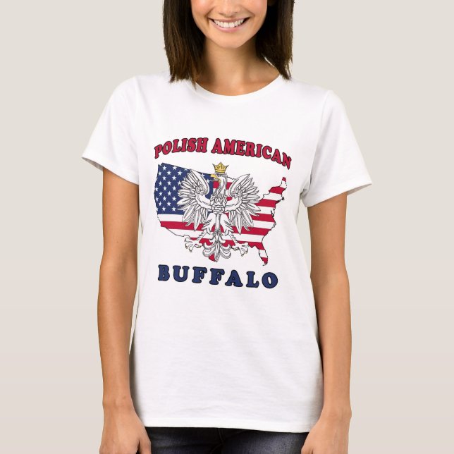 Camiseta Buffalo Nueva York Polaco (Anverso)