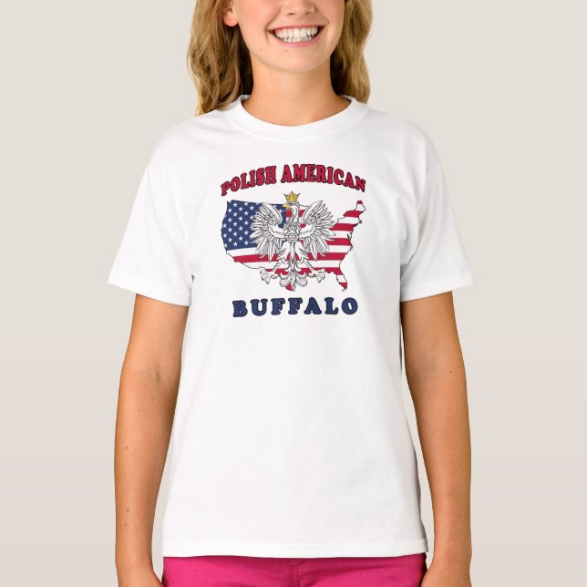 Camiseta Buffalo Nueva York Polaco (Anverso)