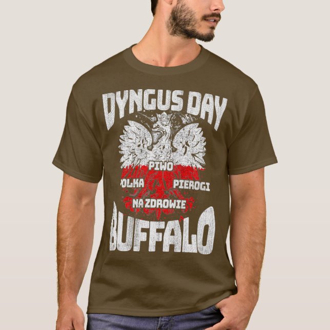 Camiseta Buffalo NY Dyngus Day Piwo Pierogi Polka Music (Anverso)