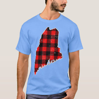 Camiseta Buffalo Plaid Maine