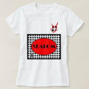 Camiseta Buffalo Plaid Shalom Dove