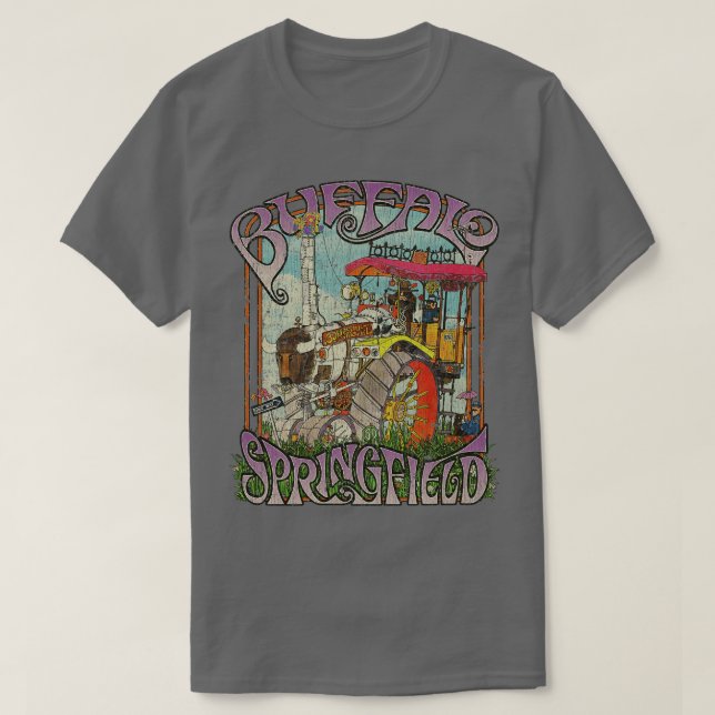Camiseta Buffalo Springfield 1966 (Diseño del anverso)