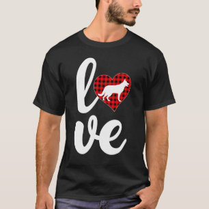 Camiseta Buffalo Tocado Amor Funny Pastor Alemán Perro Vale