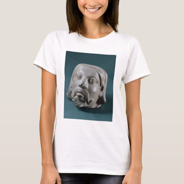 Camiseta Buffed sandstone head of a foreigner, Sarnath, 3rd (Anverso)