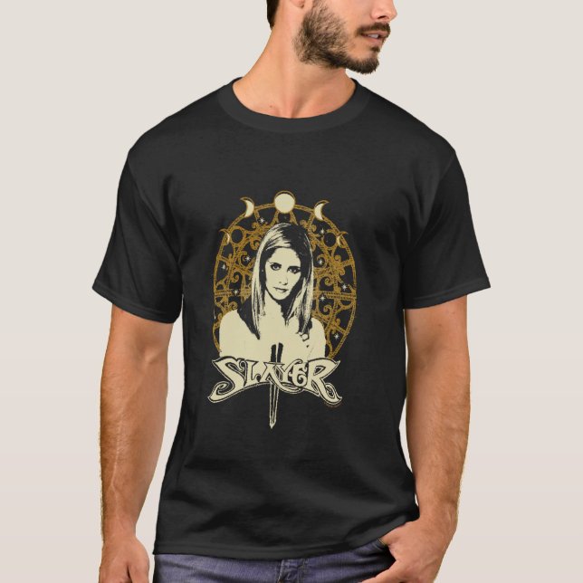 Camiseta Buffy La Capa De Vampiro Buffy Celestial Slayer Bi (Anverso)