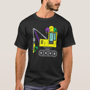 Camiseta Bufón Grulla Mardi Gras Niños Pequeños Bebés