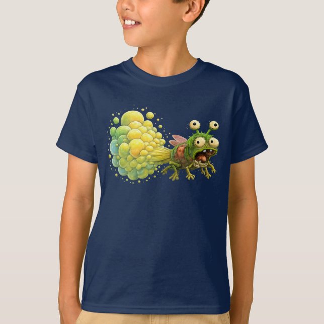 Camiseta Bug Blast!" Funny Farting Insect (Anverso)