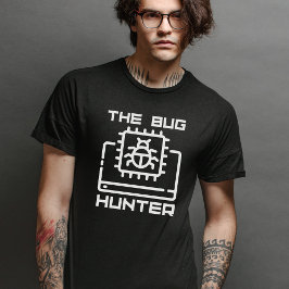 Camiseta Bug Hunter, desarrollador web, divertida informáti