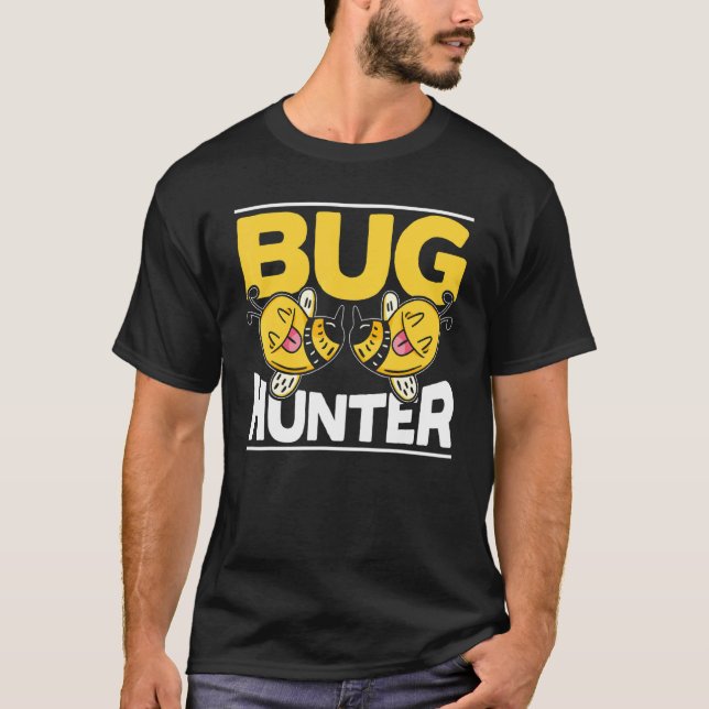 Camiseta Bug Hunter Entomology Insect Captura Ladybug Butt (Anverso)