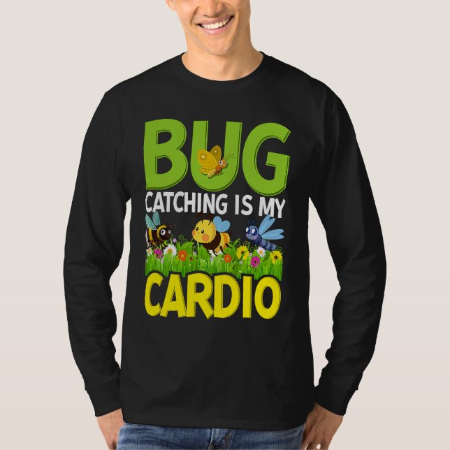 Camiseta Bug  Insect Science  Bug Catching is my Cardio  4 (Anverso)