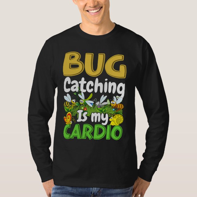 Camiseta Bug  Insect Science  Bug Catching is my Cardio  8 (Anverso)