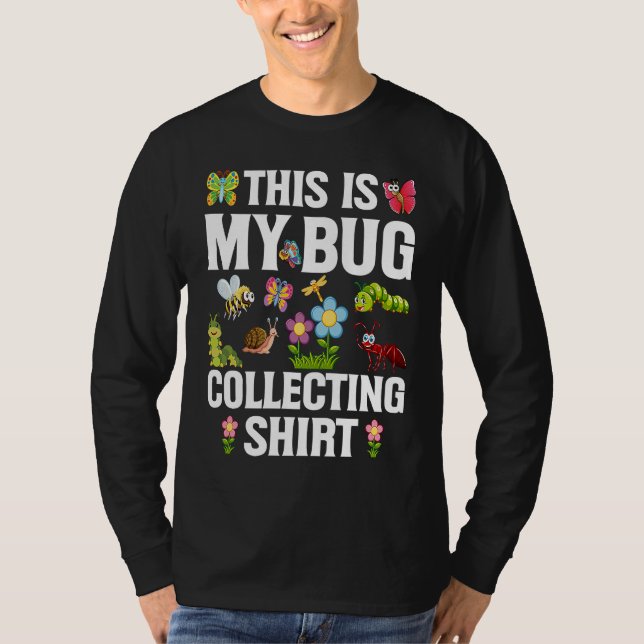 Camiseta Bug  Insect Science This is My Bug Collecting Outf (Anverso)