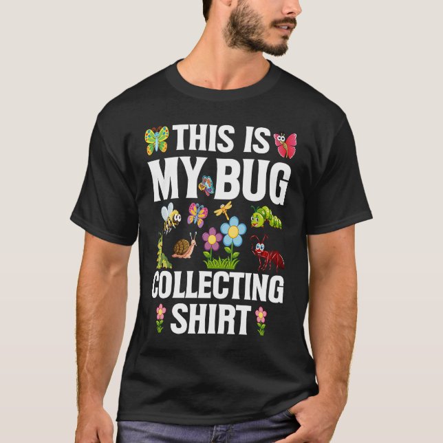 Camiseta Bug  Insect Science This is My Bug Collecting Outf (Anverso)
