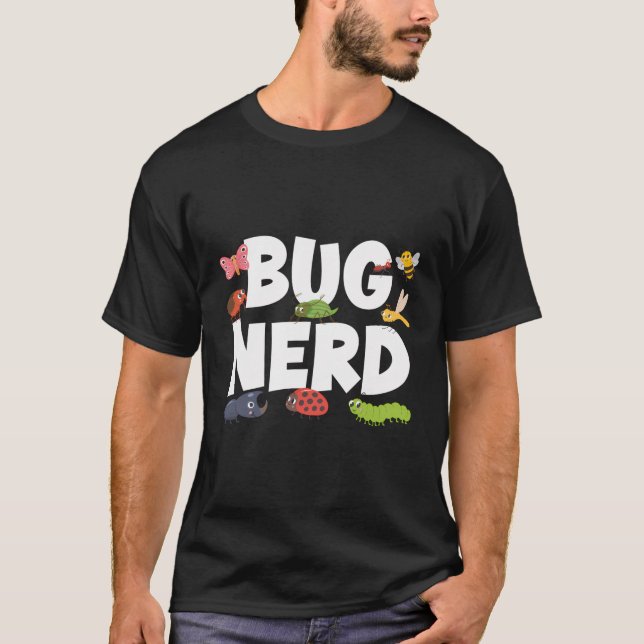 Camiseta Bug Nerd Bug Catcher Bug Catcher Capturando Bug Lo (Anverso)