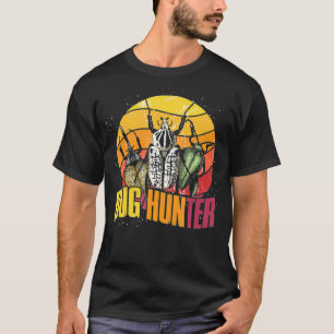 Camiseta Bug Retro Hunter escarabajo Entomología Biólogo Bu