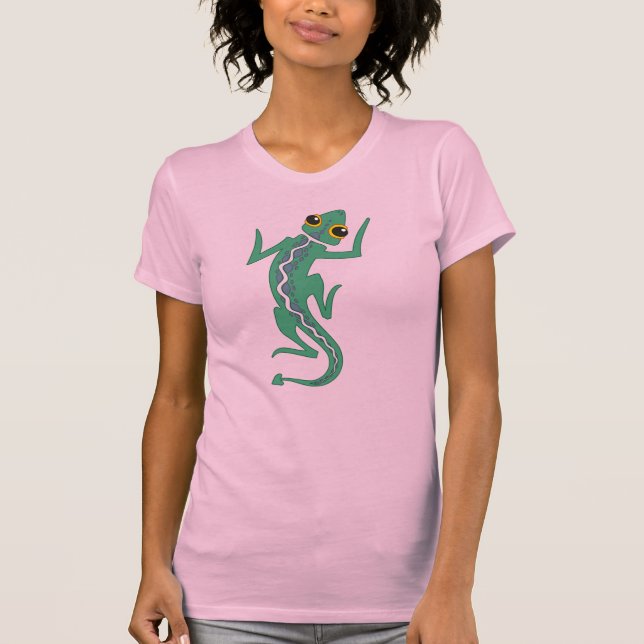 Camiseta Buggi Green Lizard Artistic Clipart-27847 (Anverso)