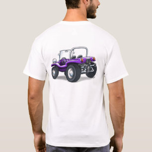 Camiseta Buggy opentop púrpura 2impresión delantera/trase