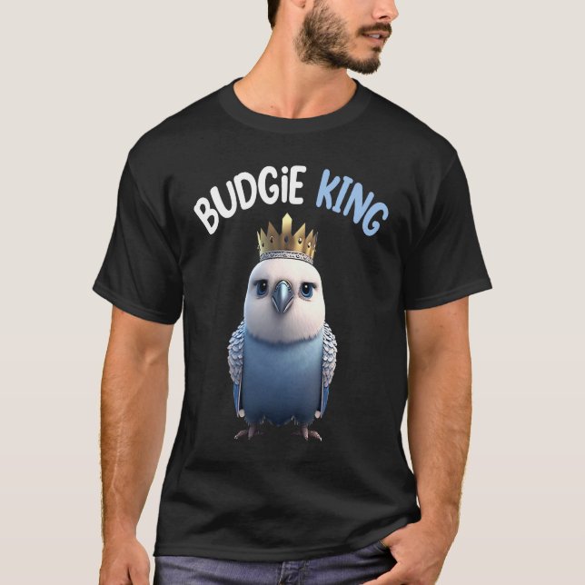 Camiseta Bugie Bird Parakeet Para El Propietario De Budgeri (Anverso)