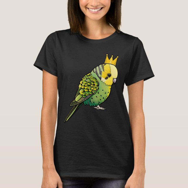Camiseta Bugie Bird Parakeet Para El Propietario De Budgeri (Anverso)