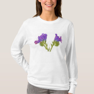 Camiseta Bugloss púrpura de las víboras (plantagineum del