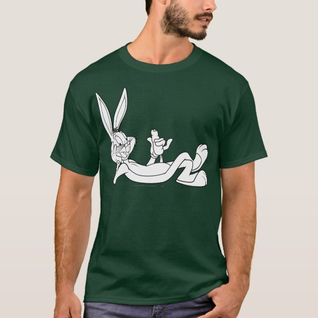 Camiseta BUGS BUNNY™ Boceto comiendo zanahoria (Anverso)