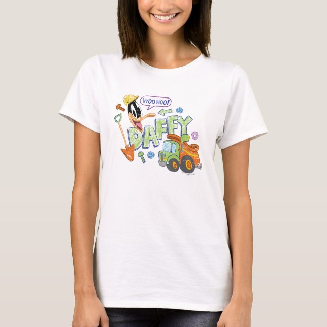 Camiseta BUGS BUNNY BUILDERS™| Arte del boceto del PATO DAF (Anverso)